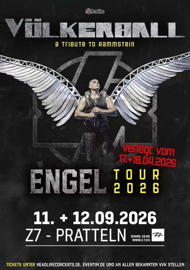 Völkerball wird verschoben - Konzertfabrik Z7